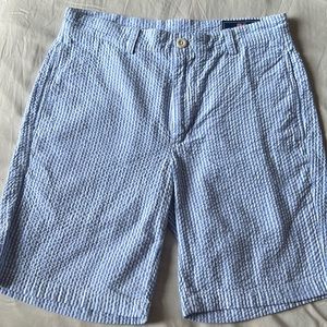 Vineyard Vines Mens blue Seersucker Club Shorts Size 30